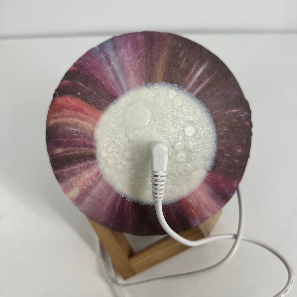 Galaxy Moon Lamp 3D Printed Nebula Night Light Remote Control and Wood Stand - Picture 3 of 5